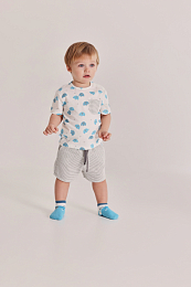 Футболка и шорты в полоску Elephant от бренда Boboli