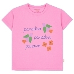 Футболка розовая Paradiso от бренда Tinycottons Розовый