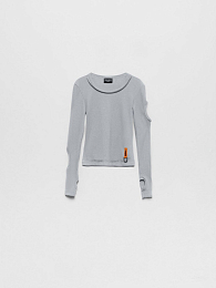 Лонгслив California Light Grey от бренда Stormies