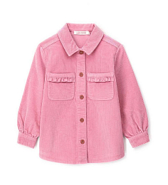 Рубашка вельветовая розового цвета от бренда Original Marines