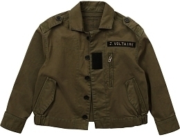 Куртка цвета хаки от бренда Zadig & Voltaire