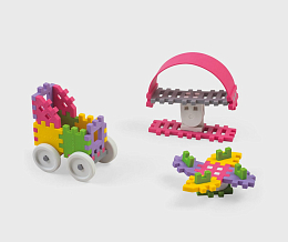 Конструктор Pink 35 mini деталей от бренда Marioinex