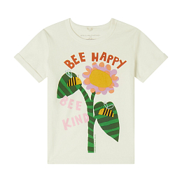 Футболка Bee Happy от бренда Stella McCartney kids Разноцветный