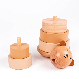 Пирамидка Мишка Марсель от бренда Egmont Toys