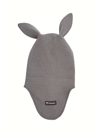 Шапка-шлем Bunny Teddy l.grey от бренда Peppihat