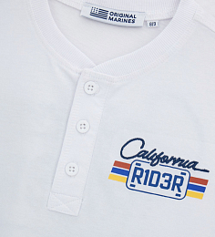 Футболка California R1D3R от бренда Original Marines Белый