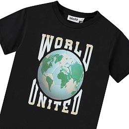 Футболка Riley United World от бренда MOLO Черный