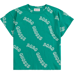 Футболка Wavy Bobo от бренда Bobo Choses Зеленый
