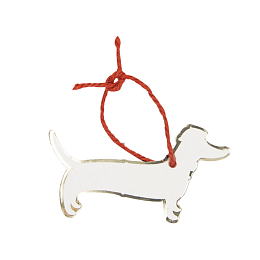 Этикетки для подарков Такса 10 шт от бренда Tim & Puce Factory