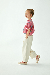 Блузка Kaya Pink Flowers от бренда C'ERA UNA VOLTA