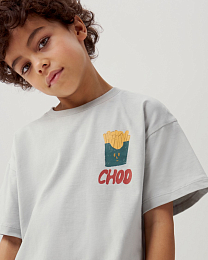 Футболка French Fries от бренда CHOOCHOO Серый