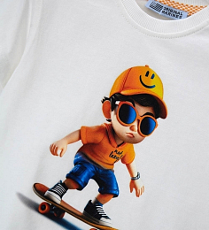 Футболка Skater от бренда Original Marines Белый