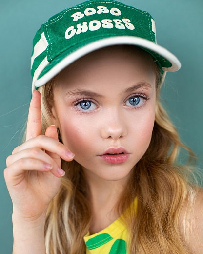Кепка Green Stripes от бренда Bobo Choses