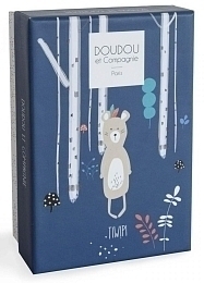 Игрушка Мишка с комфортером в подарочной коробке от бренда Doudou et Compagnie