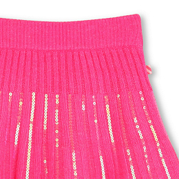 Юбка Pink с золотыми пайетками от бренда Billieblush