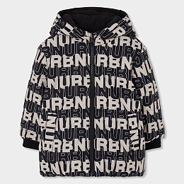 Куртка двусторонняя Letter print от бренда Boboli