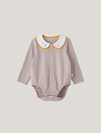 Набор боди с воротником контрастного цвета от бренда Anna Leon