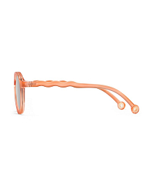 Очки KIDS Oval Sunglasses-Breakfast Art-Fig Pink от бренда Olivio and Co