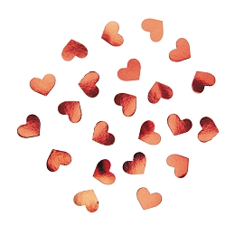 Конфетти для украшения стола Красные сердца от бренда Tim & Puce Factory