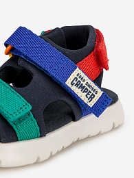 Сандалии Color Block с подошвой белого цвета от бренда Bobo Choses