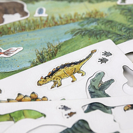 Магнитная игра "Динозавры" от бренда Egmont Toys