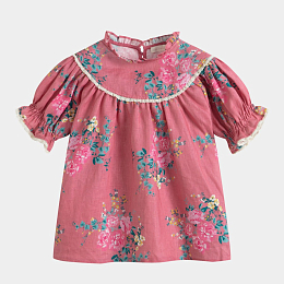 Блузка Kaya Pink Flowers от бренда C'ERA UNA VOLTA