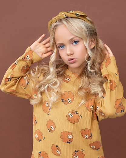 Ободок Flower Mustard от бренда C'ERA UNA VOLTA