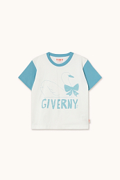 Футболка Swan with a bow от бренда Tinycottons Белый