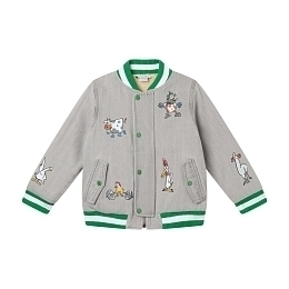 Бомбер Farmyard Applique от бренда Stella McCartney kids