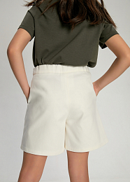 Шорты молочного цвета от бренда NOT A TOY