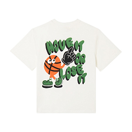 Футболка Basketball Motif от бренда Stella McCartney kids Белый