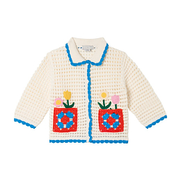 Кардиган Floral Applique от бренда Stella McCartney kids