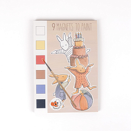 Набор для раскраски магнитов "Семья кроликов" от бренда Egmont Toys