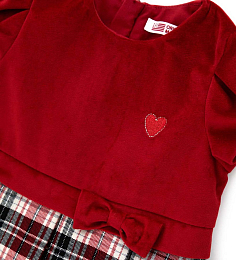 Платье Red с сердцем от бренда Original Marines