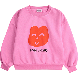 Свитшот Funny Snail Pink от бренда Bobo Choses