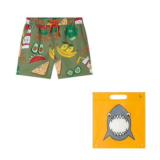 Шорты Crunchy Lunchy от бренда Stella McCartney kids