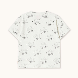 Футболка с принтом собак от бренда Tinycottons Белый