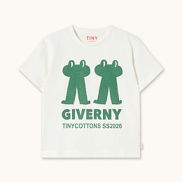 Футболка GREEN FROG от бренда Tinycottons Белый