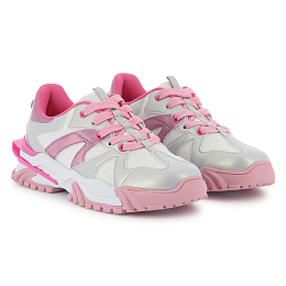 Кроссовки с розовыми деталями от бренда Billieblush
