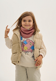 Снуд Crot merino fleece pale rose от бренда Peppihat