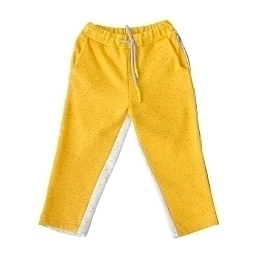 Штаны хлопковые горчичного цвета от бренда Mum of Six