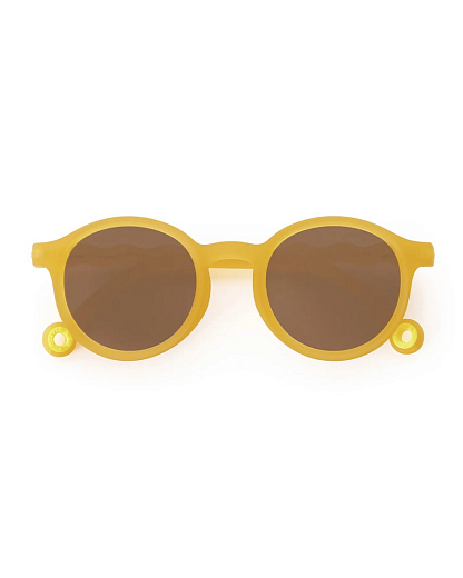 Очки JUNIOR Oval Sunglasses-Citrus Garden-Citrus Yellow от бренда Olivio and Co