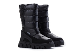 Ботинки-дутики цвета черный-балтико от бренда Jog dog