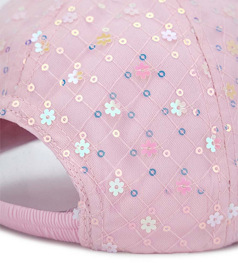 Кепка с пайетками pink от бренда Original Marines