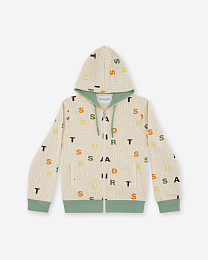 Толстовка Logo Print молочного цвета от бренда Trussardi