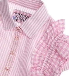 Рубашка в розовую полоску от бренда Original Marines