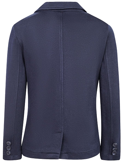 Пиджак двубортный темно-синего цвета от бренда Aletta