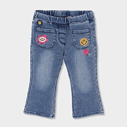 Джинсы Floral patches от бренда Boboli