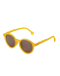 Очки JUNIOR Oval Sunglasses-Citrus Garden-Citrus Yellow от бренда Olivio and Co