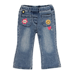 Джинсы Floral patches от бренда Boboli